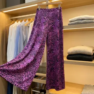 Viscose ROSELLA STRETCH Animals purple