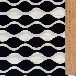 Viscose ECOVERO Abstract black ecru