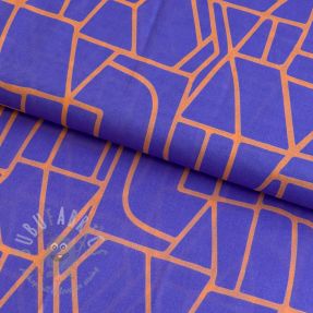 Cotton fabric VOILE NERIDA HANSEN Town blue