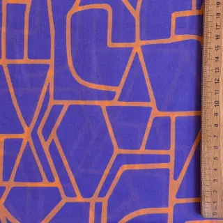 Cotton fabric VOILE NERIDA HANSEN Town blue