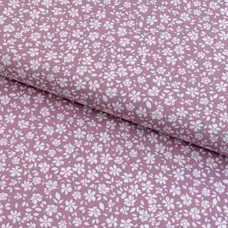 Viscose POPLIN STRETCH Small flowers cherryblossom