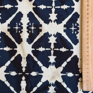Cotton fabric BATIK navy