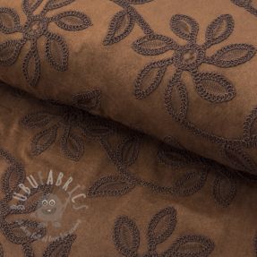 Suede stretch Amalia brown