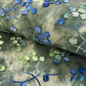 Fine corduroy TIE DYE 21W Dandy design A