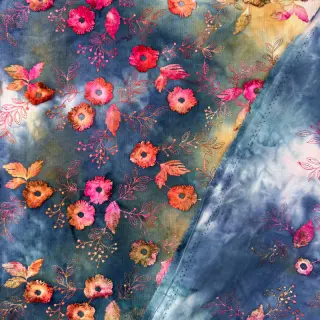Fine corduroy TIE DYE 21W Catchy design C
