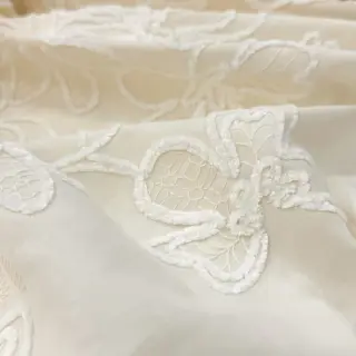 Cotton fabric EMBROIDERY Chenille Manon design A