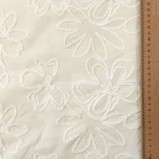 Cotton fabric EMBROIDERY Chenille Manon design A
