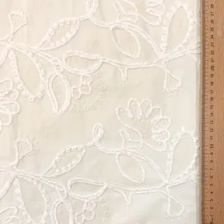 Cotton fabric EMBROIDERY Chenille Manon design B