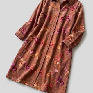 Fine corduroy TIE DYE 21W Catchy design A