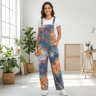 Fine corduroy TIE DYE 21W Catchy design C