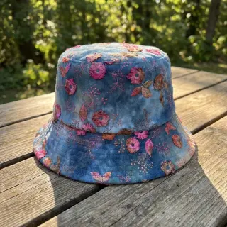 Fine corduroy TIE DYE 21W Catchy design C