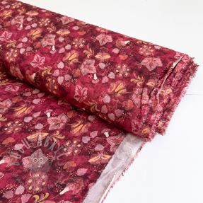 Viscose RAYON POPLIN Dark barrock design C