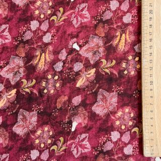 Viscose RAYON POPLIN Dark barrock design C