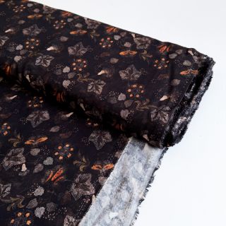 Viscose RAYON POPLIN Dark barrock design A