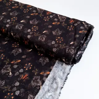 Viscose RAYON POPLIN Dark barrock design A
