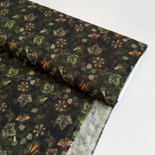 Viscose RAYON POPLIN Dark barrock design B