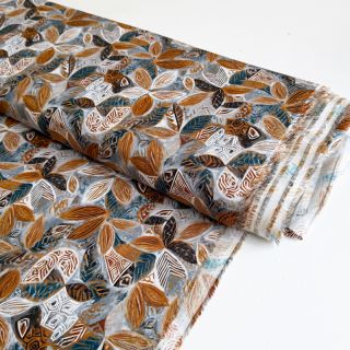 Viscose RAYON POPLIN Floral design E