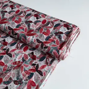 Viscose RAYON POPLIN Floral design C