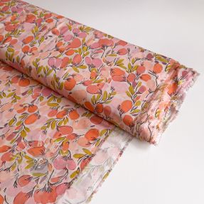 Viscose RAYON POPLIN Simplistic flowers design A