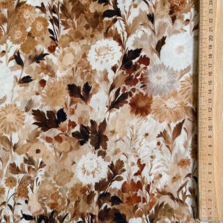 Viscose RAYON POPLIN Wild flowers design C