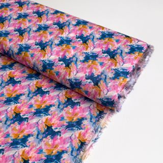 Viscose RAYON POPLIN Faded spots design A