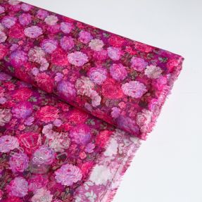 Viscose RAYON POPLIN Flower sea design A