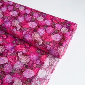 Viscose RAYON POPLIN Flower sea design A