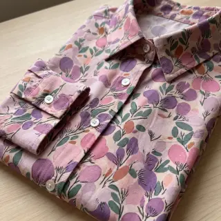 Viscose RAYON POPLIN Simplistic flowers design B