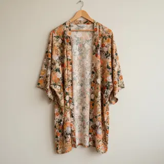 Viscose RAYON POPLIN Wild flowers design A
