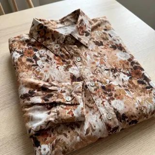 Viscose RAYON POPLIN Wild flowers design C