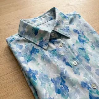 Viscose RAYON POPLIN Faded spots design C