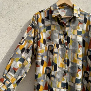 Viscose RAYON POPLIN Leona design D