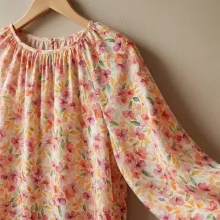 Viscose RAYON POPLIN Love design E