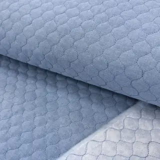 Stepped fabric JEANS blue