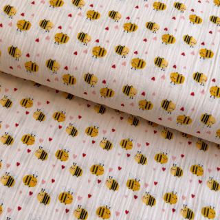 Double gauze/muslin Bee mine design A