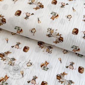 Double gauze/muslin Little things design A