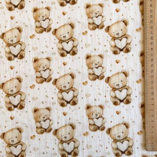 Double gauze/muslin Little things design B