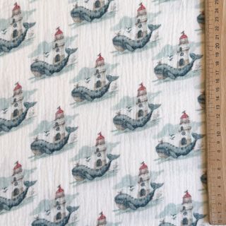 Double gauze/muslin Sweeties design A