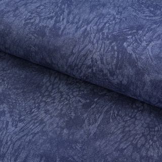 JEANS DENIM HEAVY Animal printed dark blue