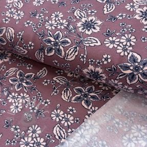 Jogging sweat SOFT Flowers old blush