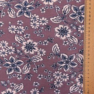 Jogging sweat SOFT Flowers old blush