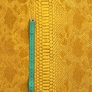 Faux leather COBRA jaune