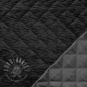 Stepped fabric VELVET STEPPED black