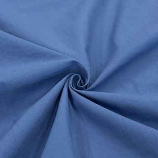 Cotton fabric WASHED royal blue