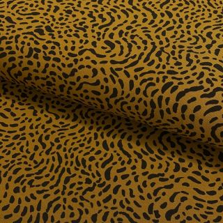 Jersey Dots and shapes olive