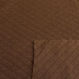 Stepped sweat fabric brown