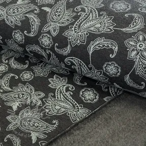 Jogging sweat Paisley anthracite melange