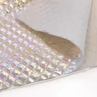 Stepped fabric Fancy diamonds offwhite
