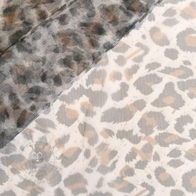 Tulle netting Panther offwhite