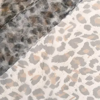 Tulle netting Panther offwhite